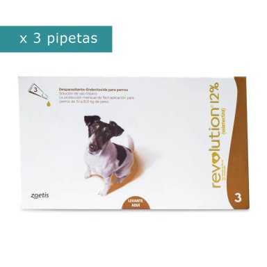 REVOLUTION PARA PERROS 5 A 10 KG – PIPETA ANTIPARASITARIA MENSUAL - 1