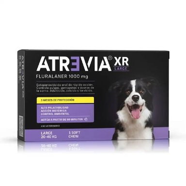 ATREVIA XR LARGE FLURALANER 1000 MG PARA PERROS 20–40 KG - 1