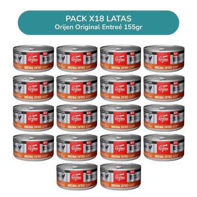 ORIJEN ALIMENTO HÚMEDO GATOS 155G X 18 LATAS - 1
