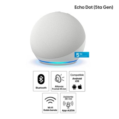 ECHO DOT (5ª GEN) – SONIDO MEJORADO Y ALEXA A TU ALCANCE - BLANCO - 2