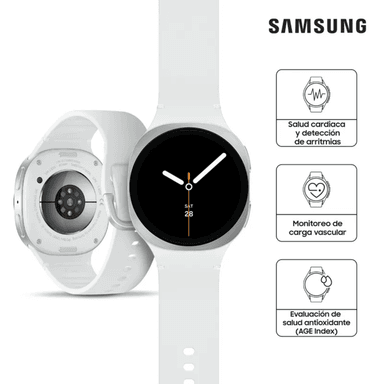 GALAXY WATCH 8 40MM SILVER | SMARTWATCH ELEGANTE CON TECNOLOGÍA BLUETOOTH Y SALUD AVANZADA - 4