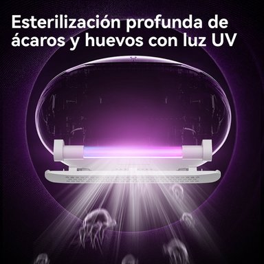 ASPIRADORA ANTI-ÁCAROS DEERMA LUZ UV ELIMINA ÁCAROS EX919 - 2