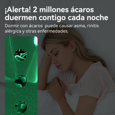ASPIRADORA ANTI-ÁCAROS DEERMA LUZ UV ELIMINA ÁCAROS EX919 - 8