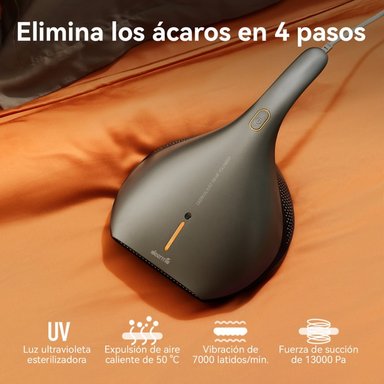 ASPIRADORA ANTI-ÁCAROS DEERMA LUZ UV ELIMINA ÁCAROS EX919 - 10
