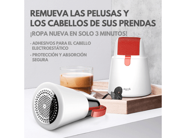 ASPIRADORA ANTIÁCAROS DEERMA EX919 GRIS + REMOVEDOR DE PELUSAS PORTÁTIL INALÁMBRICO MQ600 - 7