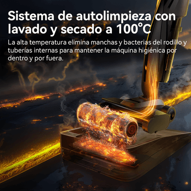 ASPIRADORA LAVA PISOS INALÁMBRICA DEERMA VX100 ULTRA S AUTOLIMPIEZA - 6