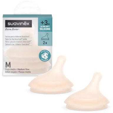 TETINA ANTICOLICOS ZERO ZERO FLUJO MEDIO (M) +3M 2UND SUAVINEX