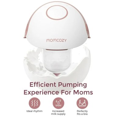 EXTRACTOR DE LECHE MATERNA M6 UNA SUCCIÓN -MANOS LIBRES – MOMCOZY - 3