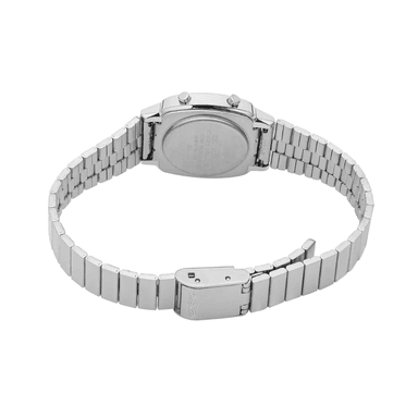 RELOJ DISEÑO VINTAGE PARA MUJER RESISTENTE AL AGUA - DISEÑO RETRO ELEGANTE COLOR PLATEADO FONDO NEGRO - REGALO IDEAL PARA MUJER - 4