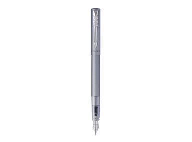 PLUMA PARKER FUENTE VECTOR XL SILVER BLUE