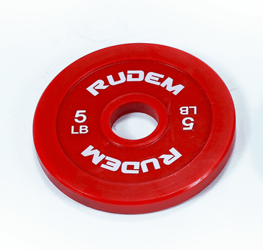 DISCOS RUDEM FITNESS 5LB LEVANTAMIENTO PESAS