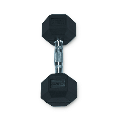 MANCUERNAS RUDEM FITNESS 10LB HEXAGONALES