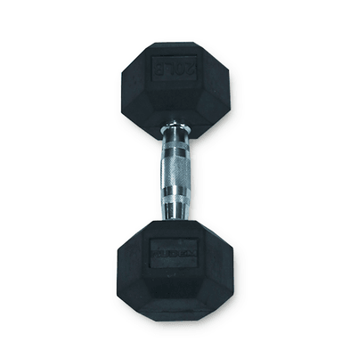 MANCUERNAS RUDEM FITNESS 20LB HEXAGONALES