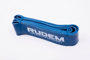 LIGAS RUDEM FITNESS AZUL RESISTENCIA FABRICADAS CAUCHO 60.5MM