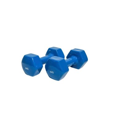MANCUERNAS RUDEM FITNESS 1KG FUNCTIONAL PAR AZUL