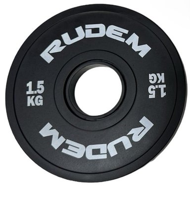 RUDEM DISCOS FRACCIONALES BLACK - 1.5 KG (PAR)