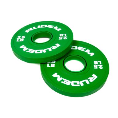 DISCOS RUDEM FITNESS 2.5LB LEVANTAMIENTO PESAS