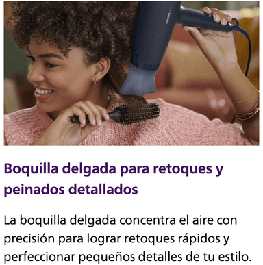 SECADORA CABELLO PHILIPS BHD360 2100W CON DIFUSOR Y 6 VELOCIDADES - 5