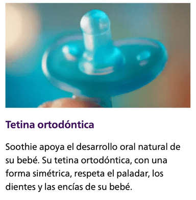 CHUPONES AVENT DE SILICONA SCF099/22 0 A 6 MESES PACK X2 UNIDADES NIÑAS - 5