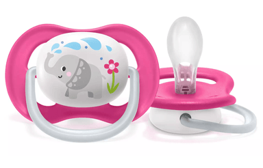 CHUPON AVENT ULTRA AEREADO ANATOMICO ELEFANTE SCF081/12 6 A 18 MESES NIÑAS - 2
