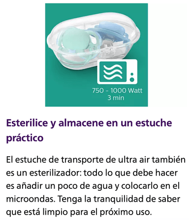 CHUPON AVENT ULTRA AEREADO ANATOMICO ELEFANTE SCF081/12 6 A 18 MESES NIÑAS - 5