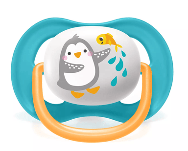 CHUPONES AVENT BOTE + PINGÜINO SCF081/07 6 A 18 MESES ULTRA AEREADOS ANATOMICOS PACK DE 2 UNI NIÑO - 2