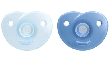 CHUPONES AVENT DE SILICONA SCF099/21 0 A 6 MESES PACK 2 UNI + ESTUCHE ESTERILIZADOR SCF099 NIÑO - 3