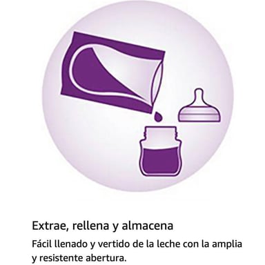 BOLSAS LECHE MATERNA AVENT PRE ESTERILIZADAS ESTANDAR TRANSPARENTE DE 180 ML X25 UNIDADES - 4