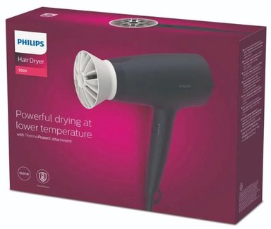 SECADORA CABELLO PHILIPS BHD302 1600W CON BOQUILLA 14 MM Y 3 VELOCIDADES