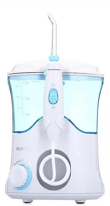 IRRIGADOR BUCAL NICEFEEL DE 600 ML 10 INTENSIDADES Y 7 BOQUILLAS