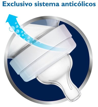 SET RECIEN NACIDO AVENT BIBERON 125 ML + CHUPON 0-6M PINGÜINO + ESTUCHE ESTERILIZADOR - NIÑO - 2