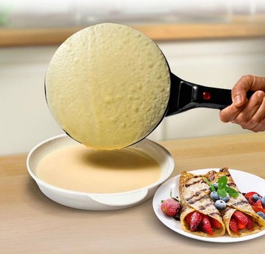 MAQUINA PARA HACER CREPES BLANIK ANTI-ADHERENTE + ACCESORIO - 5