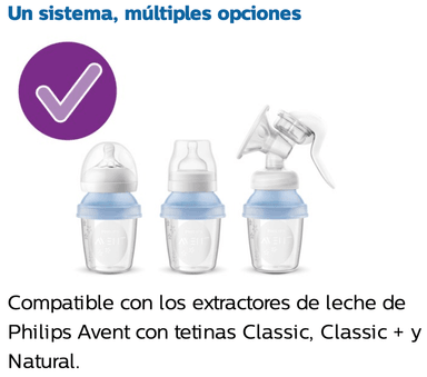 SET PHILIPS AVENT DE 5 VASOS PARA LECHE MATERNA  SCF619/10 - 4
