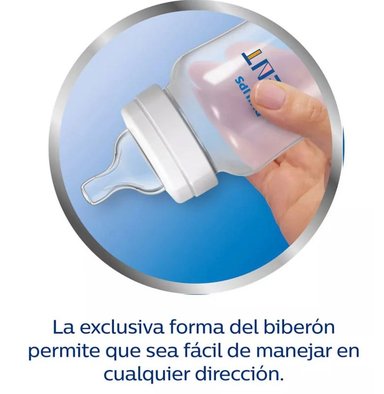 SET DE REGALO AVENT ANTICOLICO DE RECIEN NACIDO 1 BIBERON DE 125 ML + 1 BIBERON DE 260 ML + 1 BIBERON DE 330 ML - TRANSPARENTE - 4