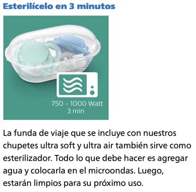 CHUPON AVENT DE 0 A 6 M ULTRA AIR X 2 UNI + ESTUCHE ESTERILIZADOR - NIÑA - 5