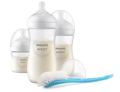 SET DE REGALO AVENT ANTICOLICO Y ANTIGOTEO DE 3 BIBERONES + ESCOBILLA - 2