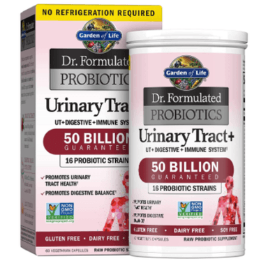 SUPLEMENTO PROBIÓTICOS GARDEN OF LIFE URINARY TRACT + 60 CÁPSULAS DURAS VEGETARIANAS