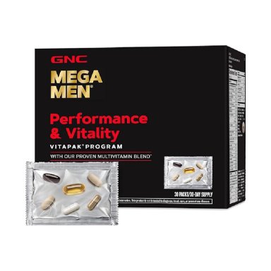 GNC MEGA MEN PERFORMANCE AND VITALITY 30 PACKS