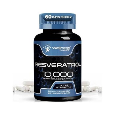 WELLNESS LABSRX RESVERATROL 10,000MG 120 CAPSULAS