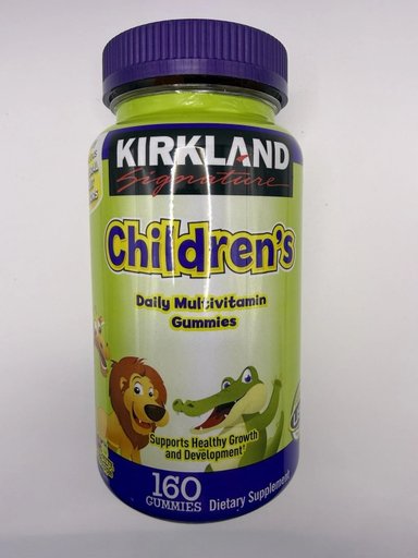 KIRKLAND CHILDRENS DAILY MULTIVITAMIN 160 GOMITAS