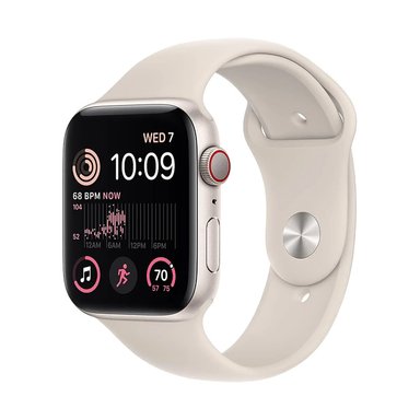 APPLE WATCH SE 2DA GENERACIÓN GPS+ CELL 44MM SPORT STARLIGHT CREMA