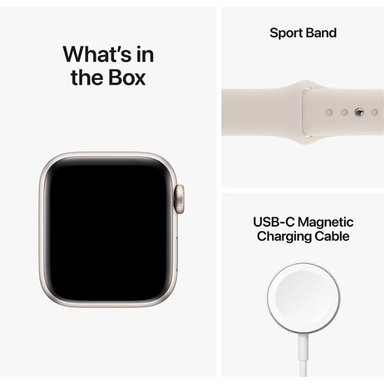 APPLE WATCH SE 2DA GENERACIÓN GPS+ CELL 44MM SPORT STARLIGHT CREMA - 3