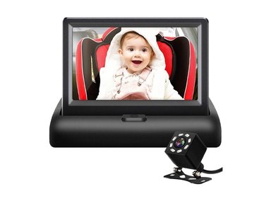 ESPEJO SEGURIDAD SHYNERK BABY PARA AUTOMÓVIL 43'