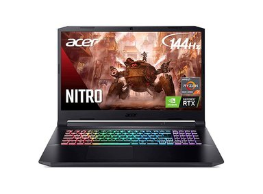ACER NITRO 5 LAPTOP GAMER AN517-41-R0RZ 17.3' 16:9 FHD RYZEN 7 5800H 16GB RAM 1TB SSD RTX 3060 BLACK (2021)