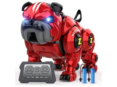 LTERFEAR - PERRO ROBOT PARA NIÑOS CON CONTROL REMOTO RECARGABLE