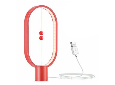LAMPARA XHOPE4U CB-5 ROJO EQUILIBRIO LED RECARGABLE