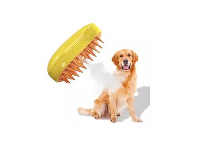 PEINE PERRO Y GATO CEPILLO DE VAPOR 3 EN 1