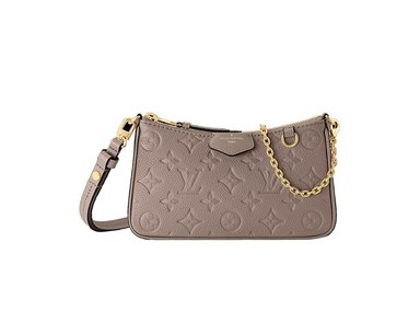 CARTERA LOUIS VUITTON BEIGE EASY POUCH ON STRAP (TURTLEDOVE)