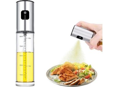 PULVERIZADOR UNALUKA ACEITE COCINAR BOTELLA SPRAY OLIVA ENSALADA BARBACOA COCINA 100 ML