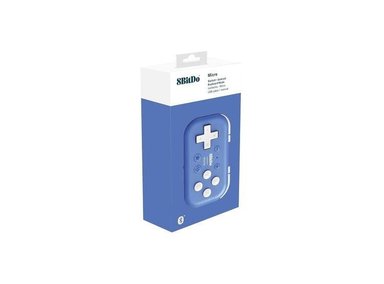 8BITDO MICRO BLUETOOTH GAMEPAD TAMAÑO BOLSILLO PARA SWITCH, ANDROID Y RASPBERRY PI, MODO TECLADO (AZUL) - 4
